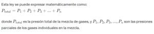 ¿Qué Es la Ley de Dalton?